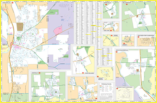 View County Highway Map (Back) image